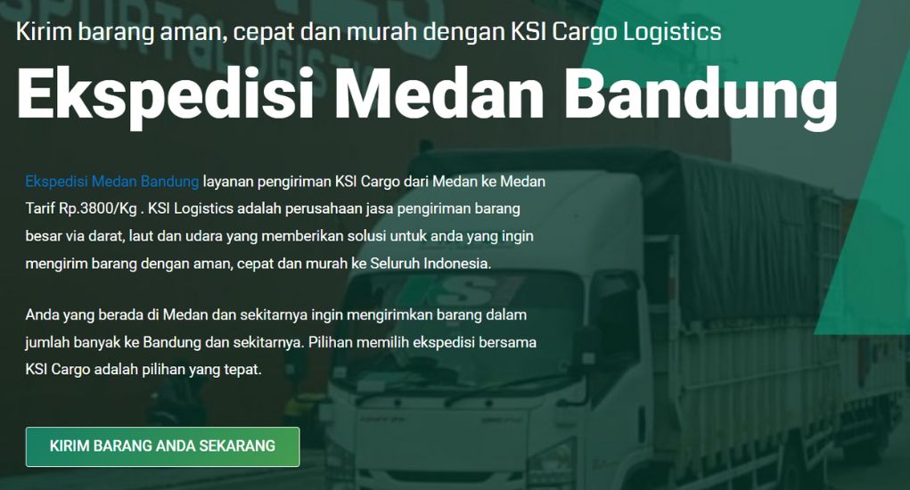 Cargo Medan Bandung